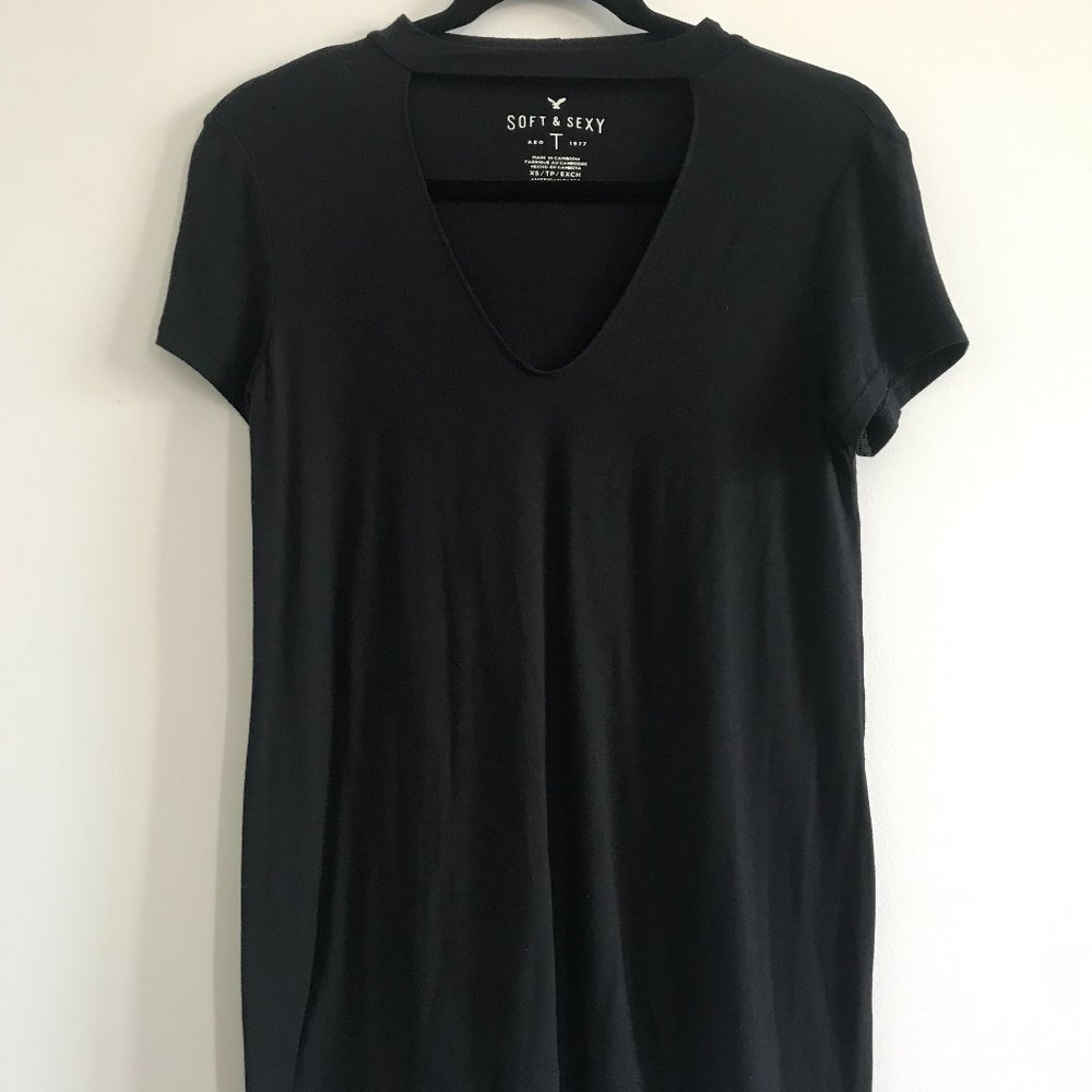 American Eagle Cut Out Soft & Sexy T